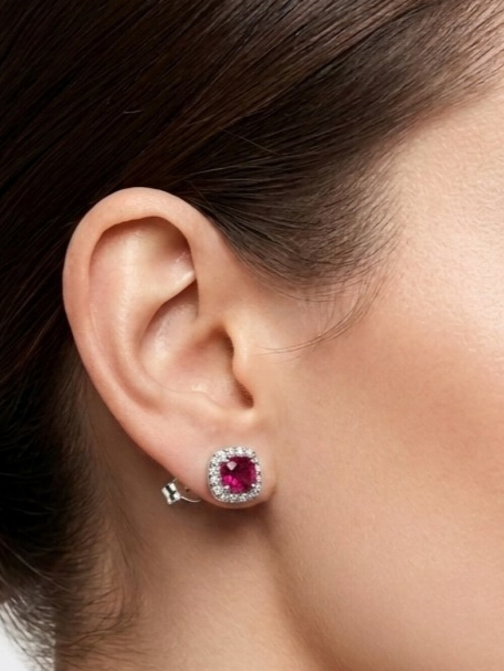 Ruby Stud Earrings